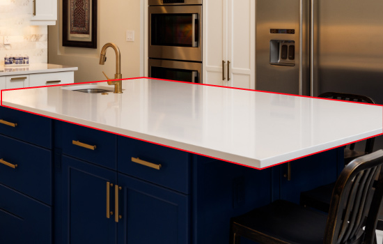 Island measurement guide