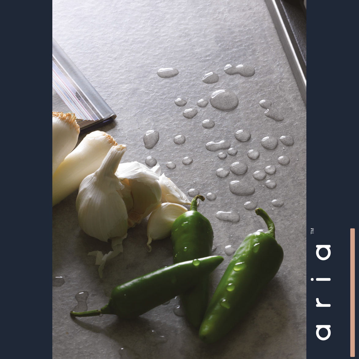 Aria Elemental Concrete Scovato - Compact Laminate Worktop - Image 5