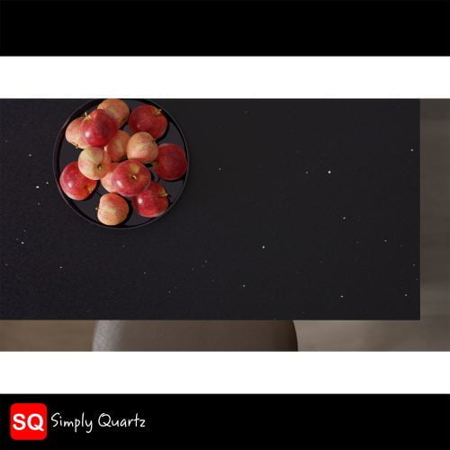 Simply Quartz Black Sparkle - Quartz Worktop - Image 9