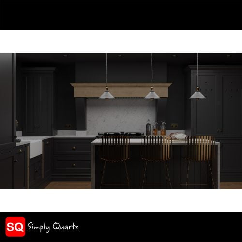 Simply Quartz Calacatta Mystic - Quartz Worktop - Image 2