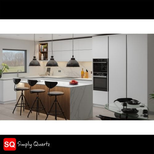 Simply Quartz Calacatta - Quartz Worktop - Image 3