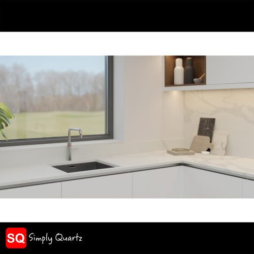 Simply Quartz Calacatta - Quartz Worktop - Image 4