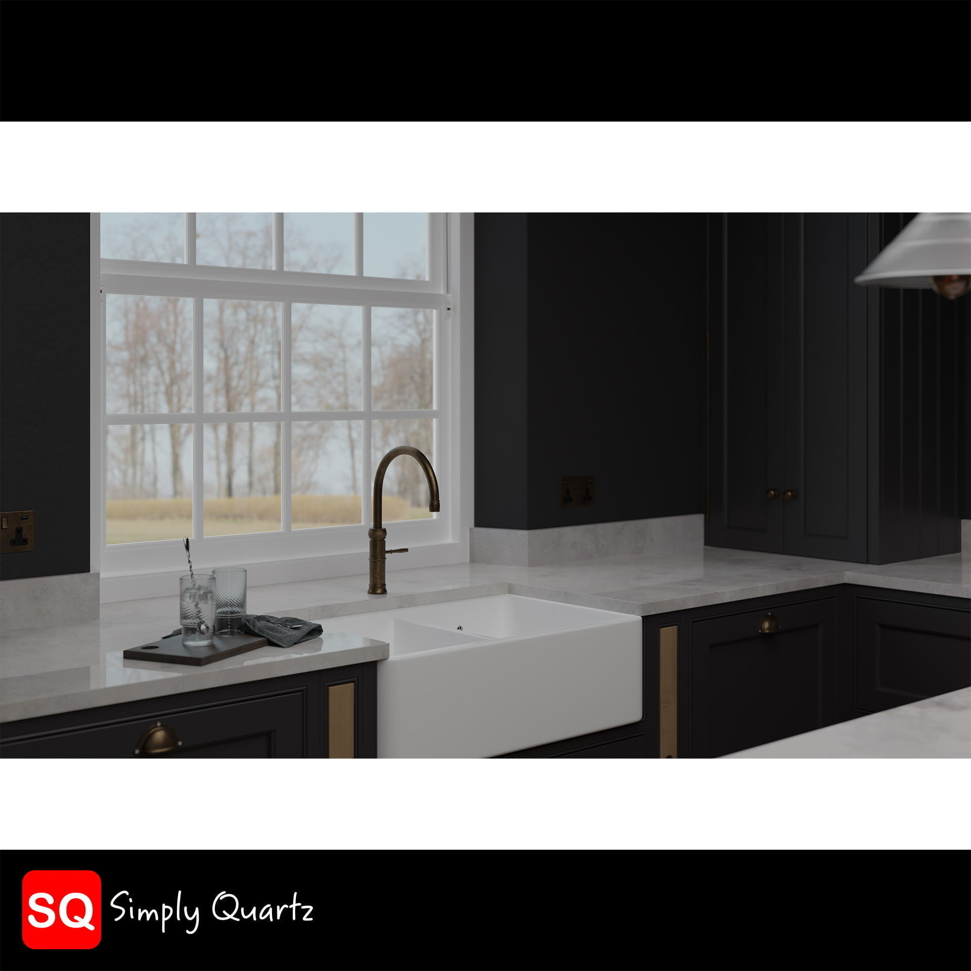 Simply Quartz Cloudy Concrete Polished - Quartz Worktop - Image 4