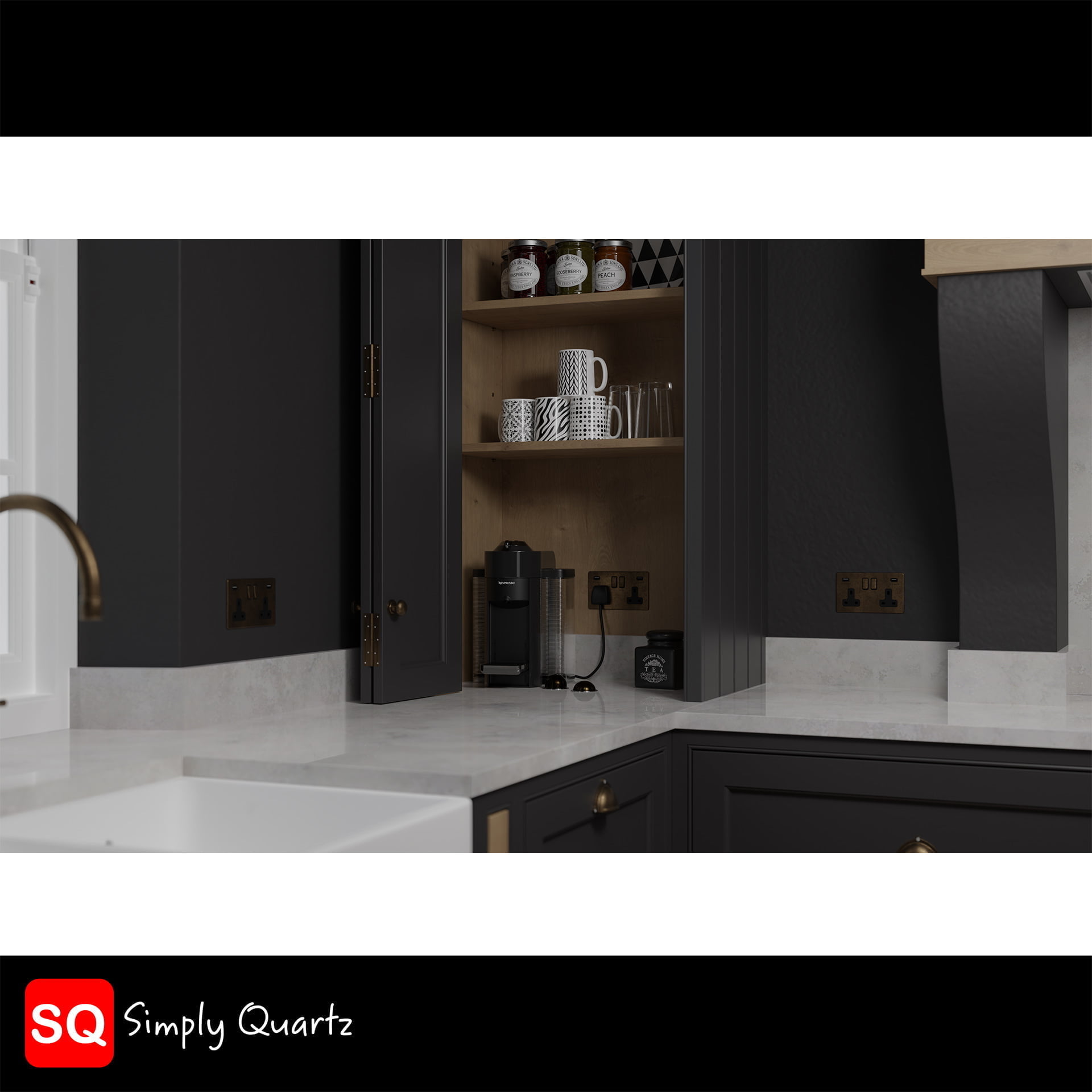 Simply Quartz Cloudy Concrete Polished - Quartz Worktop - Image 7