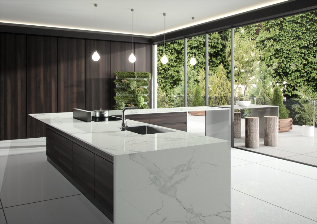 Dekton Worktop with Ambient Lighting