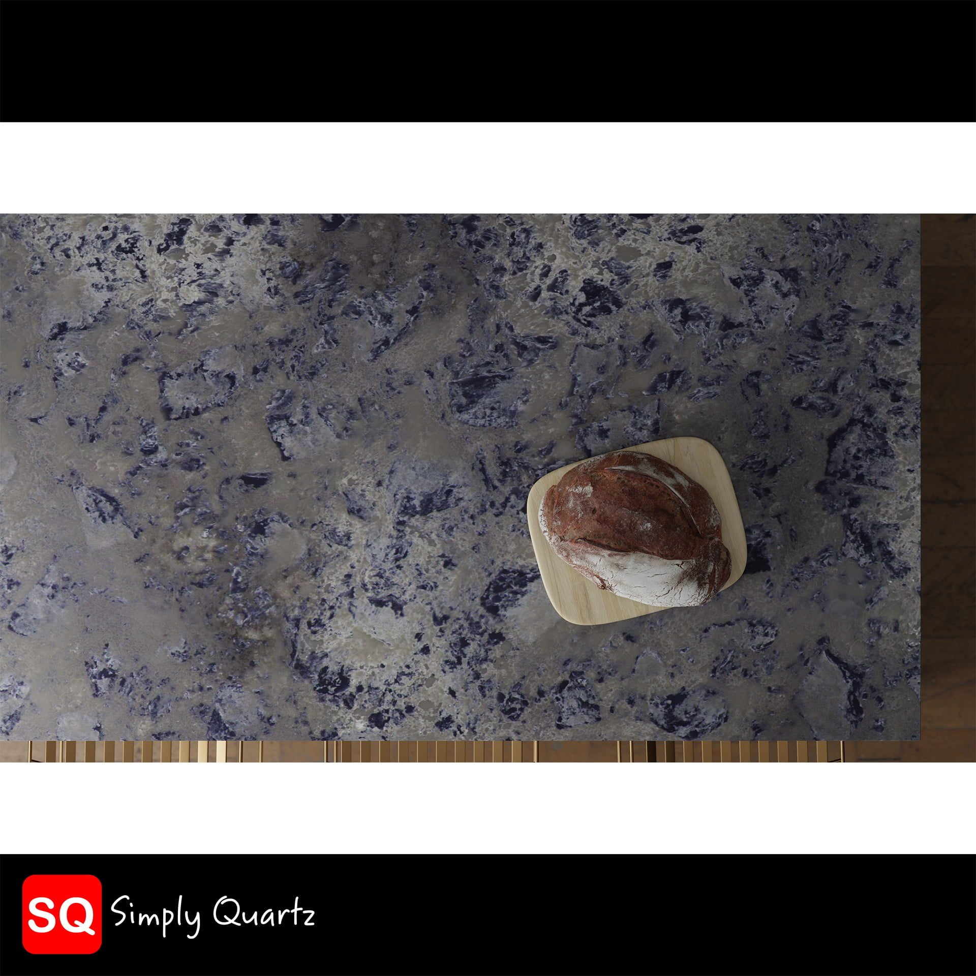 Simply Quartz Exotic Blue Burst - Quartz Worktop - Image 8