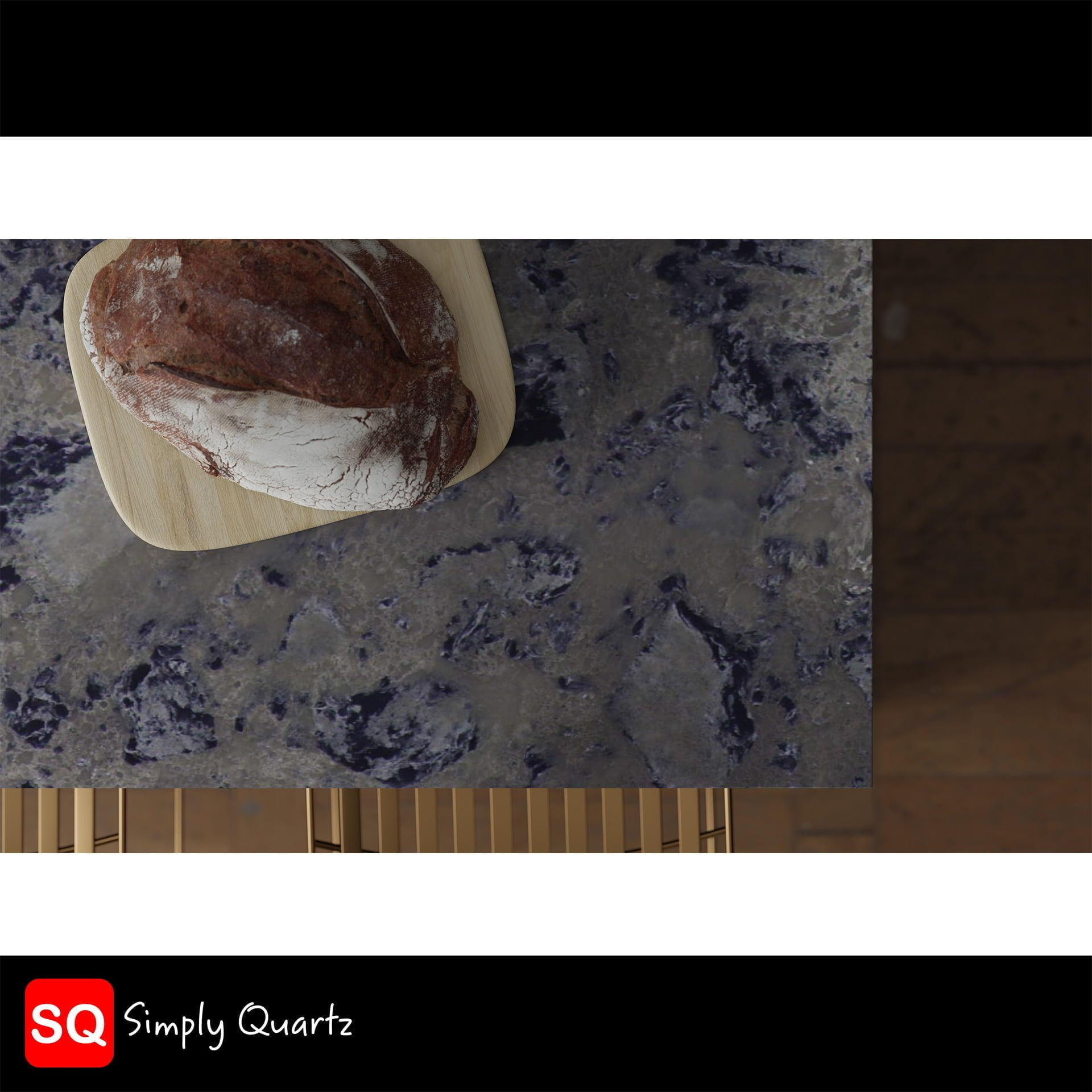 Simply Quartz Exotic Blue Burst - Quartz Worktop - Image 9