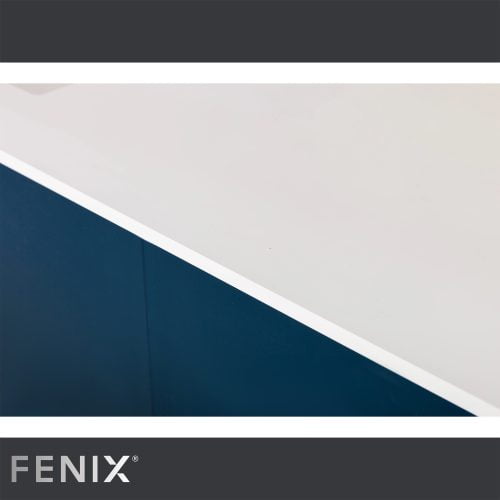 Solid FENIX NTM Bianco Kos Ultra Matt - Laminate Worktop - Image 3