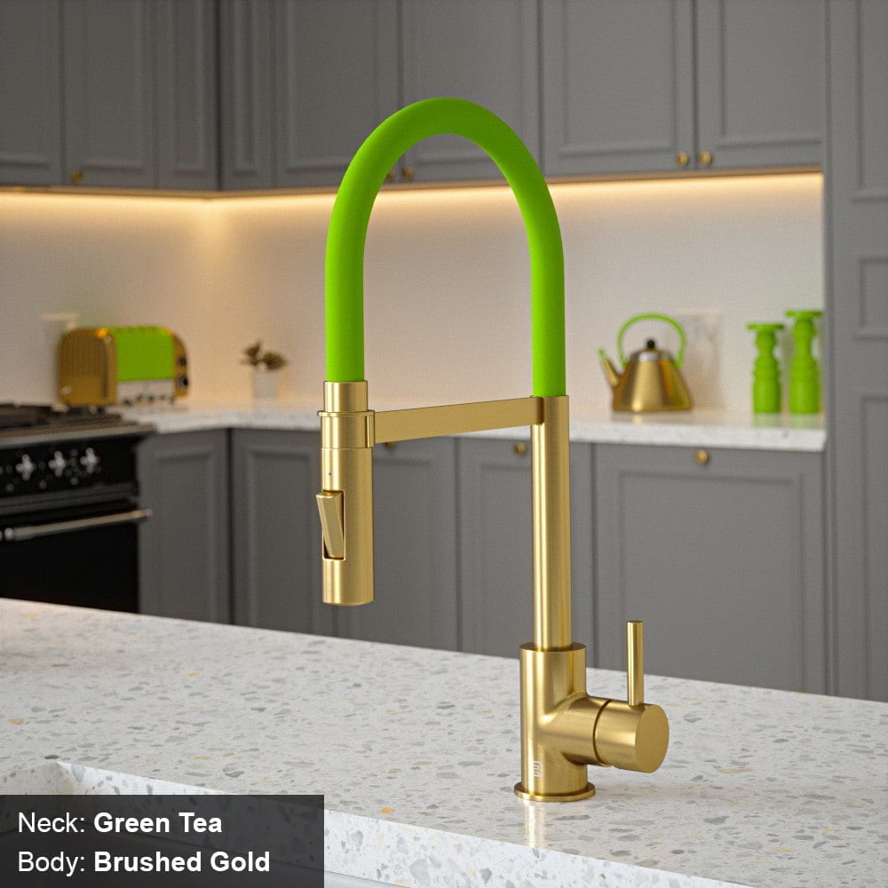 Tube Green Tea Tap with Pull Out Spray - Image 3