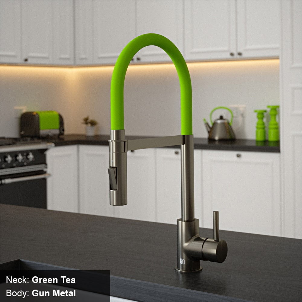 Tube Green Tea Tap with Pull Out Spray - Image 6