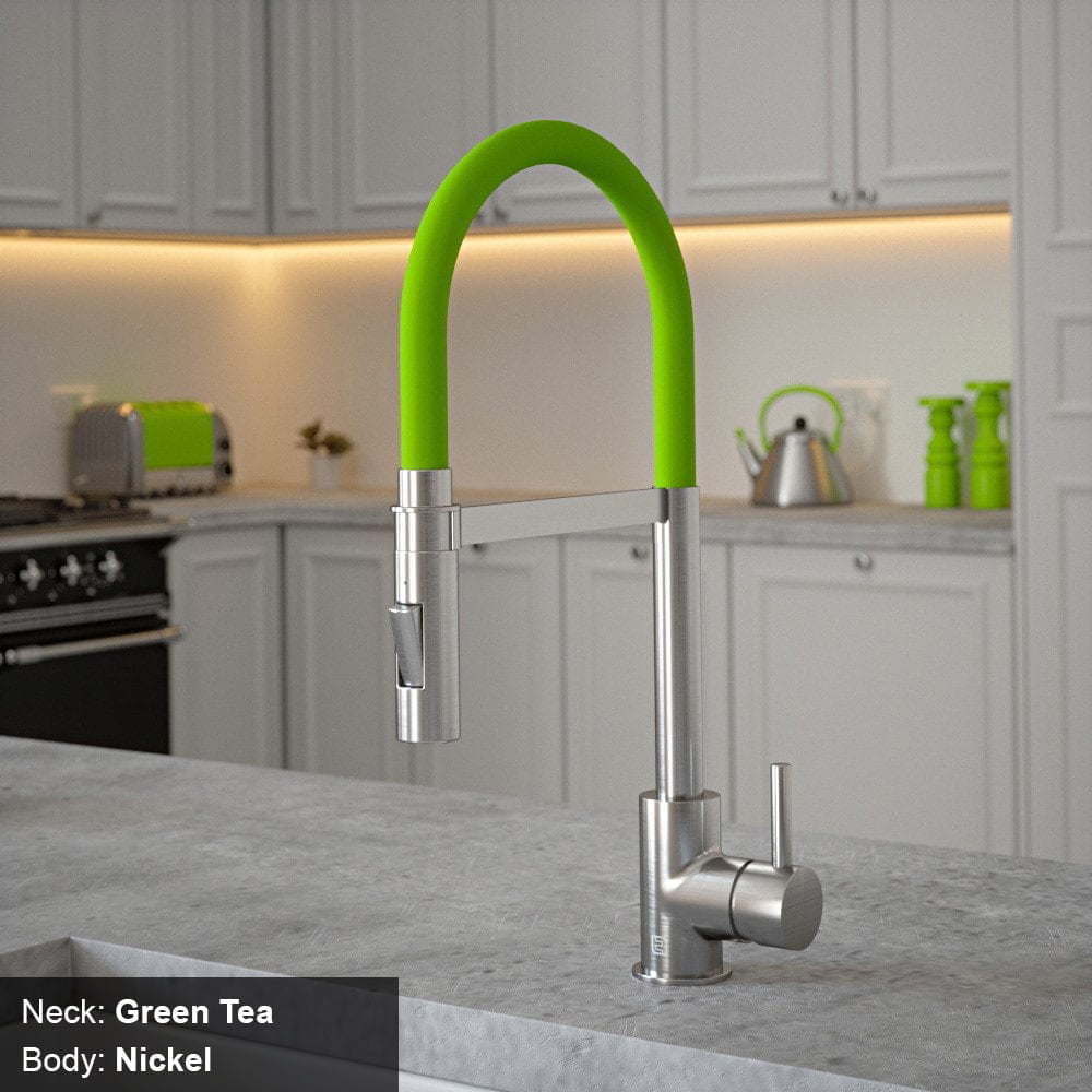 Tube Green Tea Tap with Pull Out Spray - Image 7