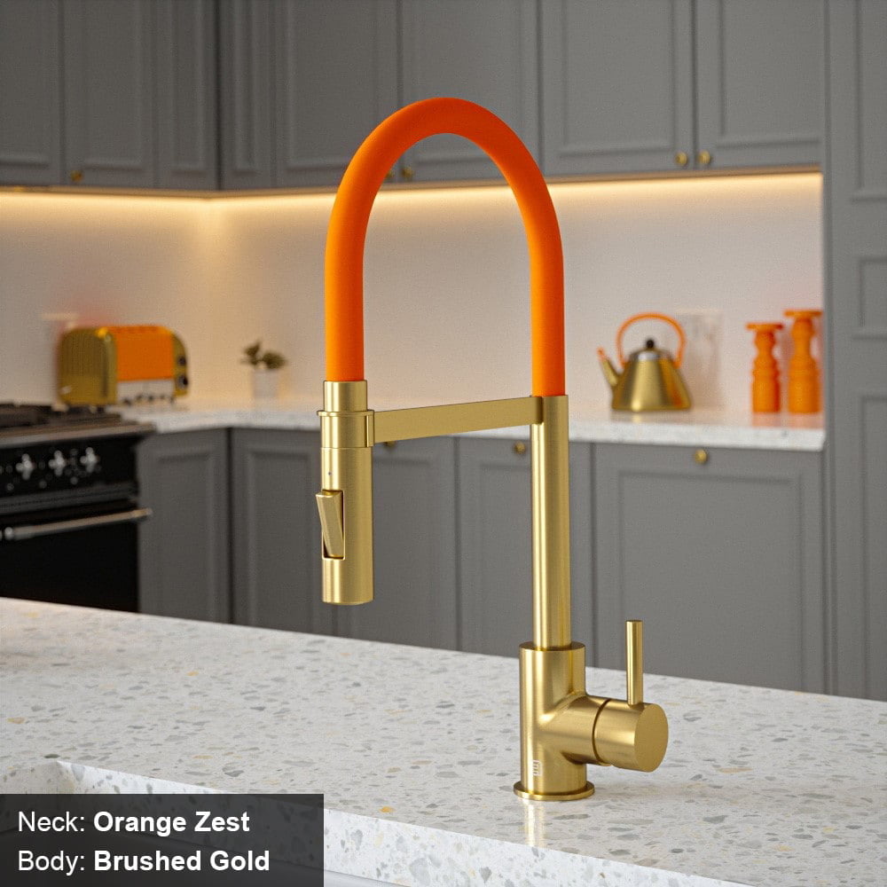Tube Orange Zest Tap with Pull Out Spray - Image 3