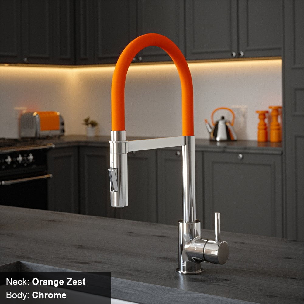 Tube Orange Zest Tap with Pull Out Spray - Image 4