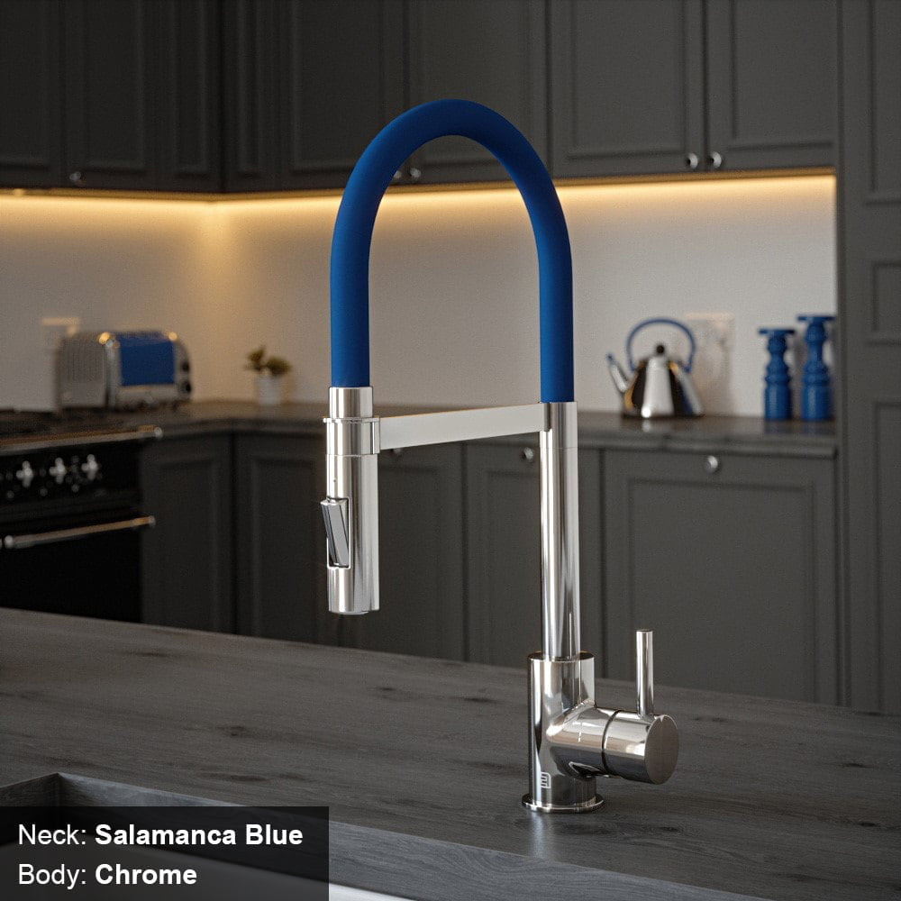 Tube Salamanca Blue Tap with Pull Out Spray - Image 4
