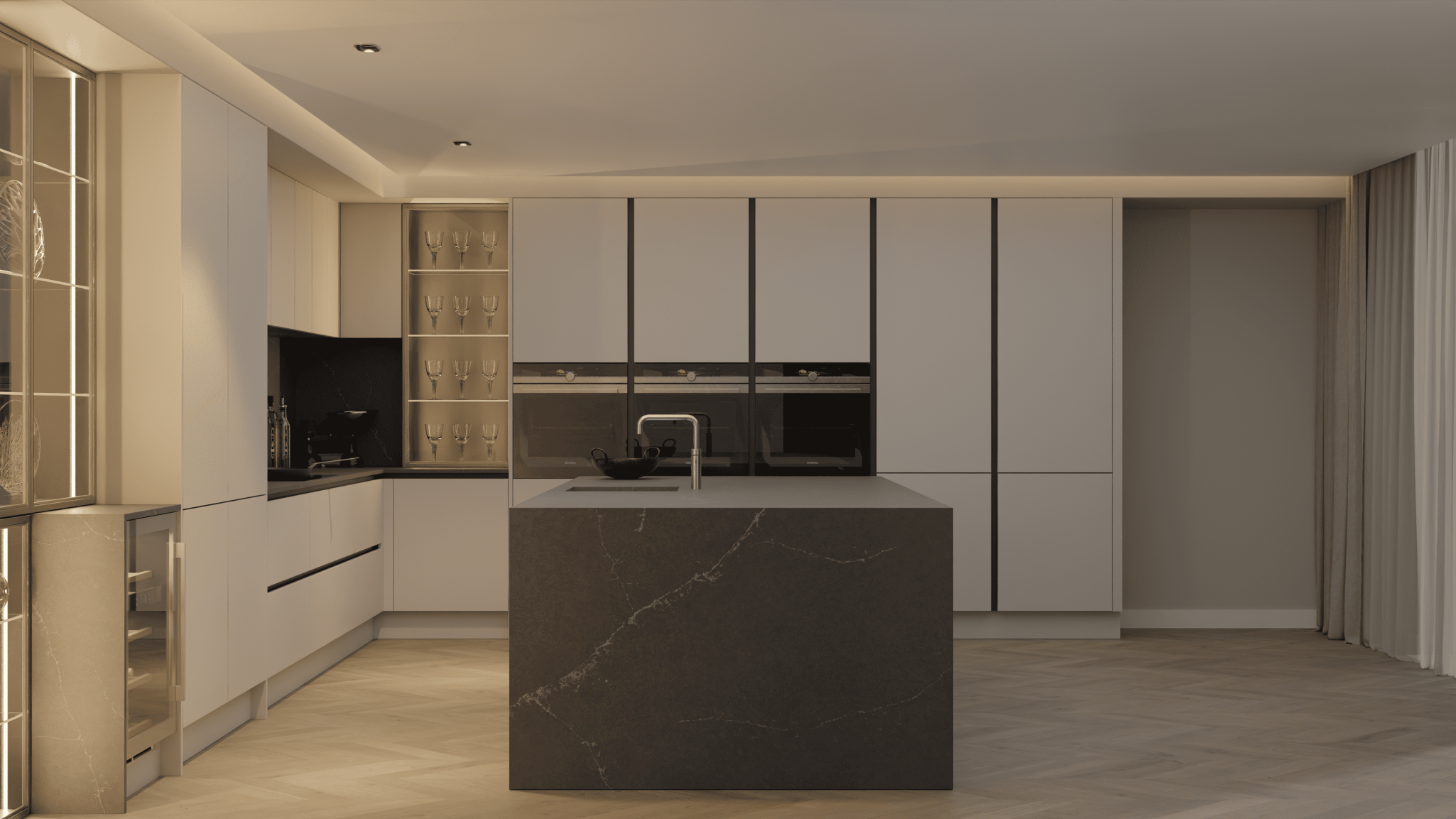 Silestone Eternal Charcoal Soapstone - Quartz Worktop - Image 5