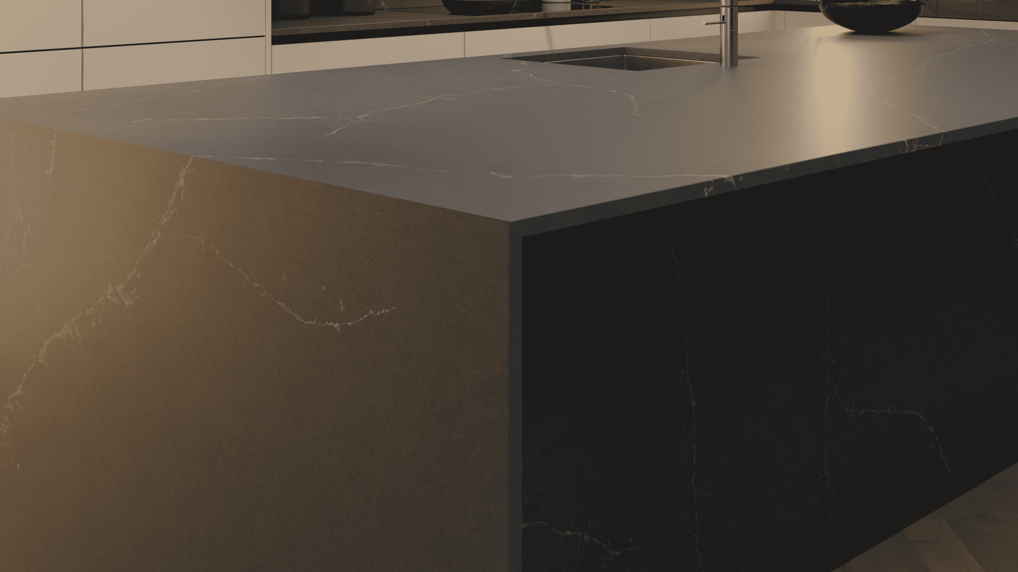Silestone Eternal Charcoal Soapstone - Quartz Worktop - Image 9