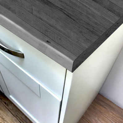 Matt Grey Oak Laminate Kitchen Countertop