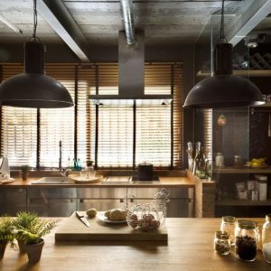 Industrial style kitchens
