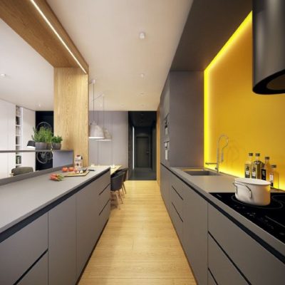 bright kitchen