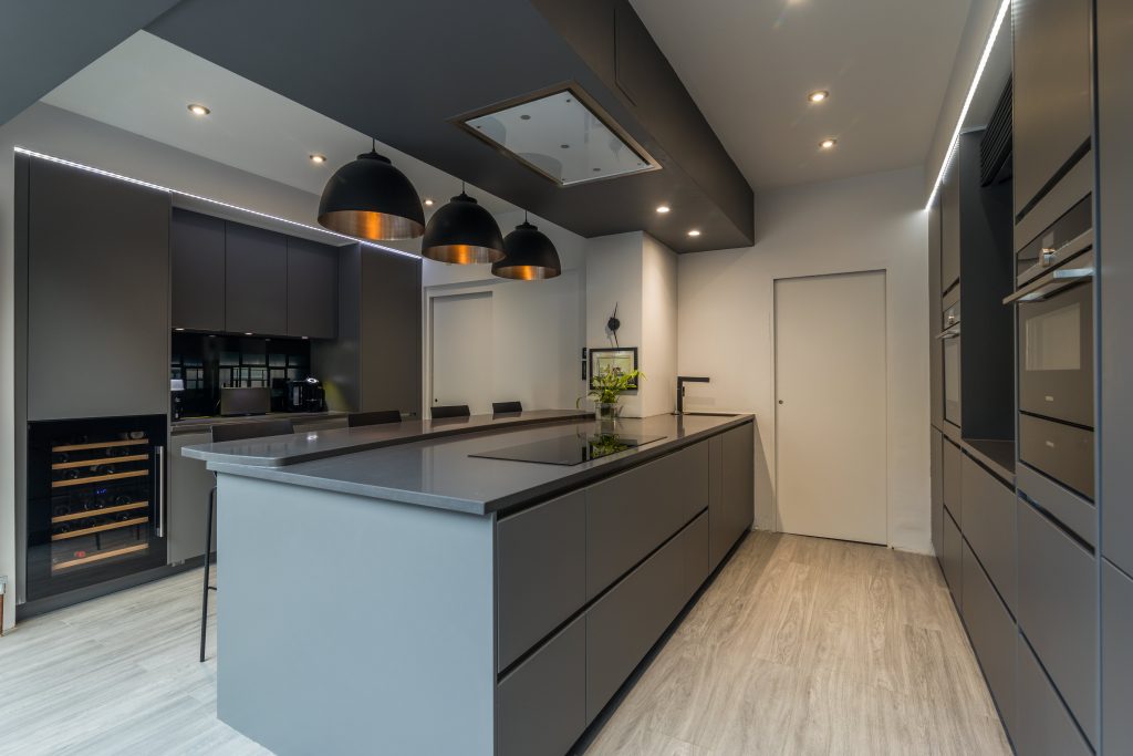 Silestone Worktops with Accent Lighting