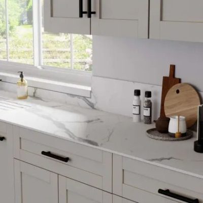 Simply Compact Concrete Matt - Compact Laminate Worktop - 1m Worktops