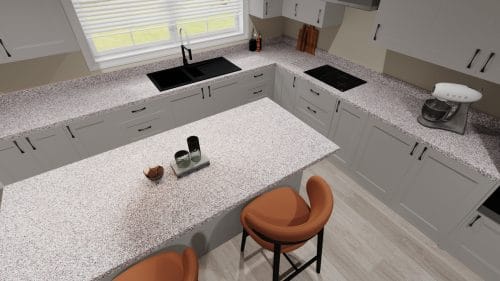Pro-Top Classic Granite Perl - Laminate Kitchen Worktop - Image 4