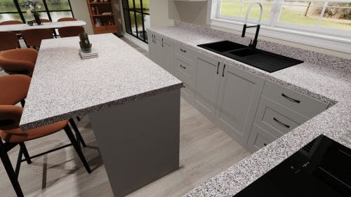 Pro-Top Classic Granite Perl - Laminate Kitchen Worktop - Image 3