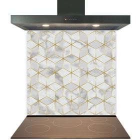 Simply Glass - Grey Gold Mosaic