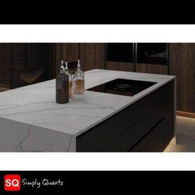 Simply Quartz Calacatta Royal - Quartz Worktop - 1m Worktops