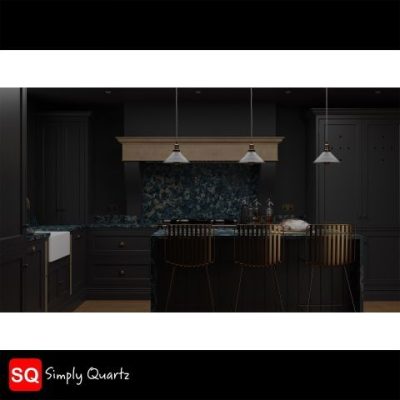 Simply Quartz Emerald Green Burst - Quartz Worktop - 1m Worktops