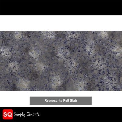 Simply Quartz Exotic Blue Burst - Quartz Worktop - 1m Worktops