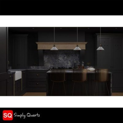 Simply Quartz Exotic Blue Burst - Quartz Worktop - 1m Worktops