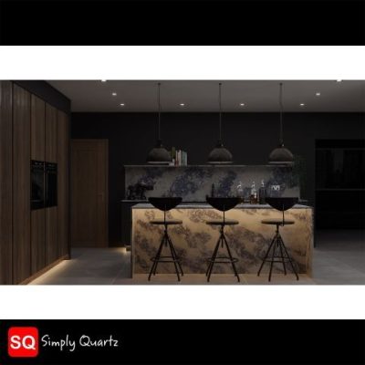 Simply Quartz Tropical Storm - Quartz Worktop - 1m Worktops