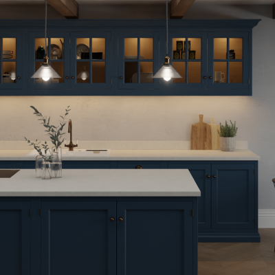 Pro-Top Crema Limestone Rough Stone - Laminate Kitchen Worktop