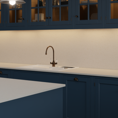 Formica Originals Sovereign White Satin NDF - Laminate Worktop