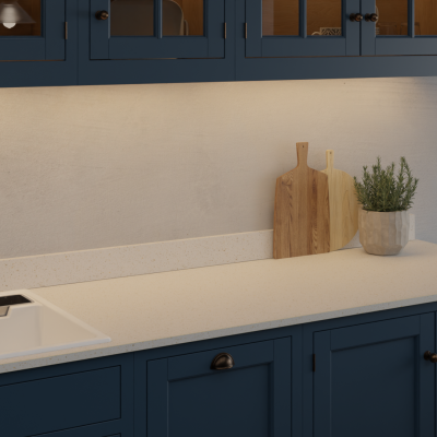 Formica Originals Sovereign White Satin NDF - Laminate Worktop