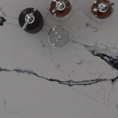 Simply Calacatta Black 20mm & 30mm - Quartz Worktop - 1m Worktops