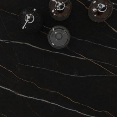 Simply Ceramic Calacatta Gold Black 12mm - Porcelain Worktop - 1m Worktops