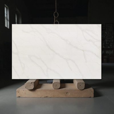 Simply Calacatta Gold Vein 20mm & 30mm - Quartz Worktop - 1m Worktops