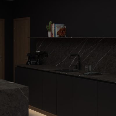 Simply Ceramic Calacatta Grey 12mm - Porcelain Worktop - 1m Worktops