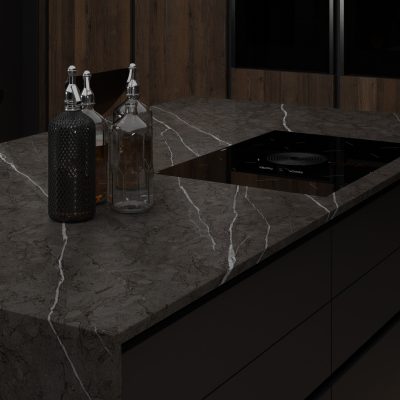 Simply Ceramic Calacatta Grey 12mm - Porcelain Worktop - 1m Worktops