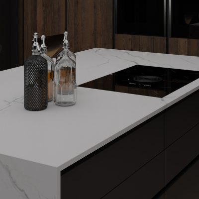 Simply Ceramic Classic Calacatta 12mm - Porcelain Worktop - 1m Worktops
