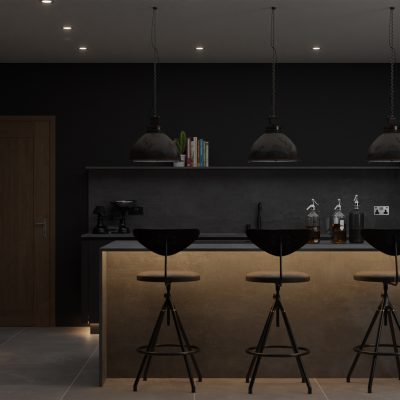 Simply Ceramic Concrete 12mm - Porcelain Worktop - 1m Worktops