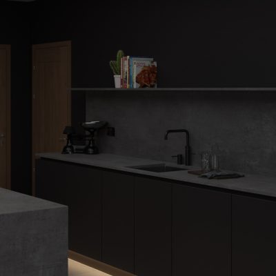 Simply Ceramic Concrete 12mm - Porcelain Worktop - 1m Worktops