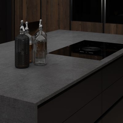 Simply Ceramic Concrete 12mm - Porcelain Worktop - 1m Worktops