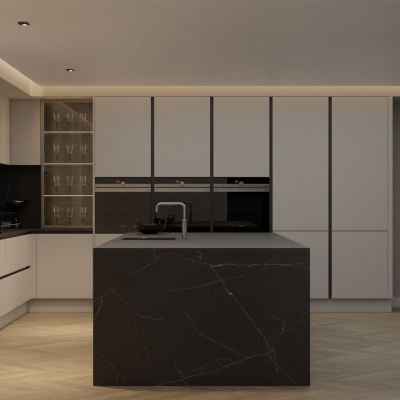 Simply Ceramic Nero Ardi 20mm - Porcelain Worktop - 1m Worktops