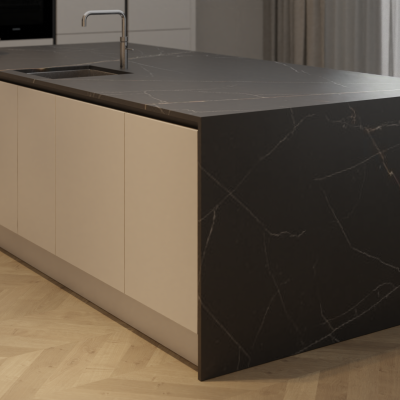 Simply Ceramic Nero Ardi 20mm - Porcelain Worktop - 1m Worktops