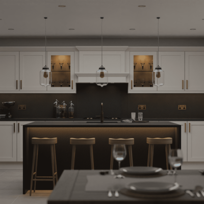 Simply Ceramic Nero Zimbabwe 20mm - Porcelain Worktop - 1m Worktops