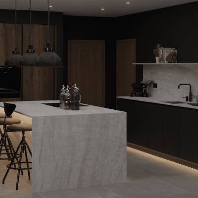 Simply Ceramic Taj Mahal 20mm - Porcelain Worktop - 1m Worktops