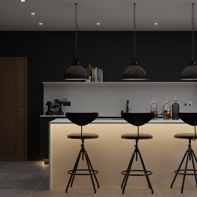 Simply Sorrento Gold 20mm & 30mm - Quartz Worktop - 1m Worktops